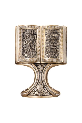 Nakkaş Kitap Boytu Orta Boy Sarı Ayet-El Kürsi Ve Nazar