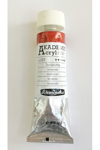 Akademie Akrilik Boya 60ml - 663 Terracotta Çok Renkli