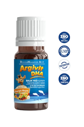Argivit Dha Damla Balık Yağı 2 x 10 ML