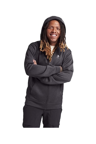 Burton Burton Oak Full-zip Hoodie Erkek Siyah Sweatshirt 13572 Siyah