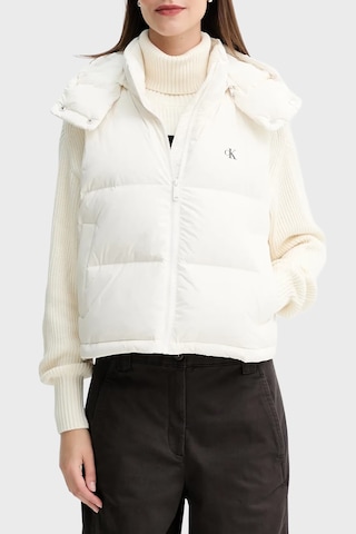 Calvin Klein Bayan Yelek Lv047d500g Vdv Beyaz Beyaz