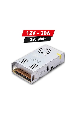 Ids - 12v 30a Fanlı Metal Kasa Adaptör - Profesyonel A Kalite Tam Yük Ids - 12v 30a Fanlı Metal Kasa Adaptör - Profesyonel A Kalite Tam Yük