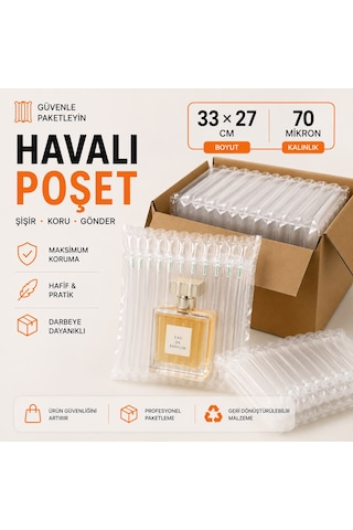 Havalı Poşet Ambalaj 33 X 27cm - 20 Adet