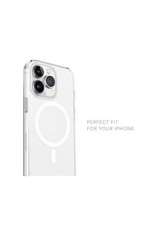 Vonmahlen Apple iPhone Uyumlu 14 Pro Sararma Önleyici Korumalı Şeffaf Telefon Kılıfı