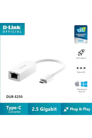 D-link Dub-e250 Usb-c 2.5g Ethernet Adaptör