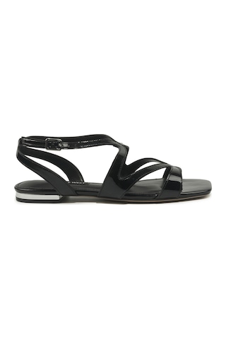 Nine West Etrın 6fx Siyah Kadın Düz Sandalet 000000000102052439 Siyah