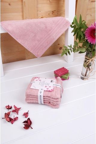 Baveno Indigo Ağacı Bitkisel Organik Boyama 6'lı 33x33 Havlu