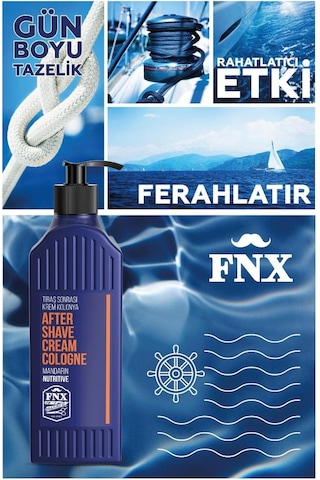 Fnx After Shave Tıraş Sonrası Krem Kolonya 400 Ml Mandalin Turuncu