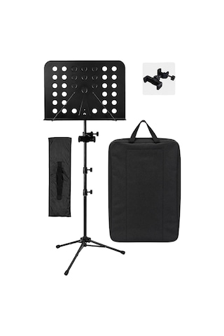 Lastvoice NT-106CS Taşıma Çantalı Makaslı Tel Nota Sehpası Seti