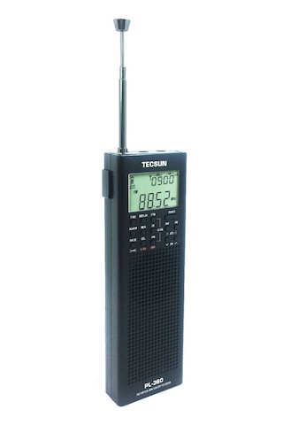 Tecsun PL-360 Fm/Am/Sw/Mw/Lw Portatif Radyo Siyah