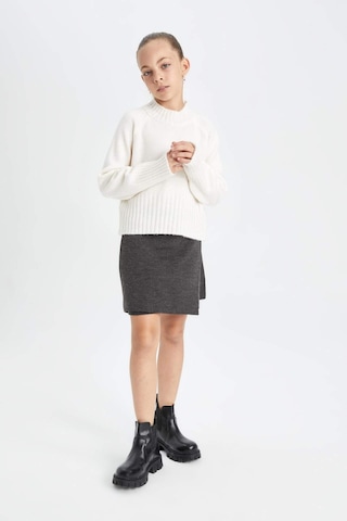 DeFacto Kız Çocuk Antrasit Basic Düz Şort Etek A7172A824WNAR84 Antrasit