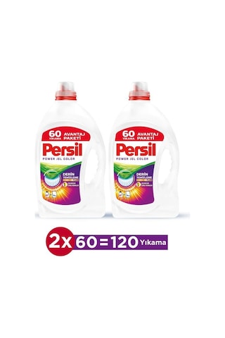 Persil Jel Color Sıvı Çamaşır Deterjanı 120 Yıkama 2 x 3900 ML