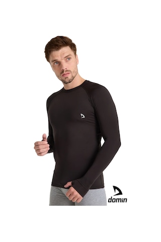 Hnc Sport Erkek Siyah Parmak Detaylı Compression Spor Body T-shirt: Hareket Özgürlüğü Ve Şıklık Bir Arada