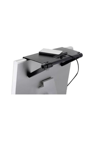 Tv Ve Monitör Üstü Stand 33.8x16.2x2.5 Cm Siyah Dayanıklı Tasarım Kumanda Eşya Düzenleyici