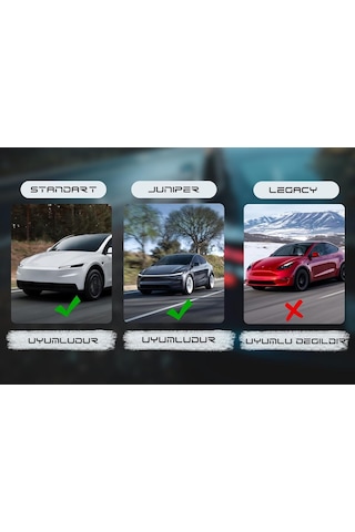 4'lü Set T Parts Model Y 2025+ Juniper Çamur Paçalığı, Ön & Arka, 4 Parça, Siyah, Kolay Montaj, Darbe Ve Çamu