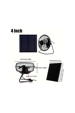 Xuweiwei 5w Güneş Paneli Taşınabilir Soğutma Fanı Fotovoltaik Güneş Paneli Seti Yeşil Ev Pet Isıtma 5w