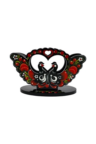 Olimp Suveniry Ahşap Mendillik Göçebir Tüyleri 218890101 Siyah