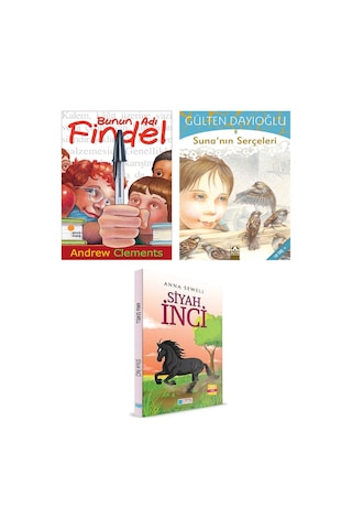 Evrensel Siyah İnci - Gülten Dayıoğlu Suna'nın Serçeleri - Bunun Adı Findel Toplam 3 Kitap