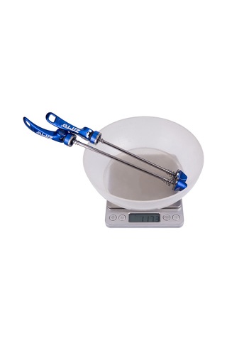 Lemestar Mountain Bike Hızlı Kaldırma Çubuğu, Alüminyum Kollü Ve Çelik Çekirdekli, Ön 154mm Ve Arka 190mm Tekerlek Uyumlu, Mavi Çok Renkli