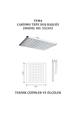 Tema Carismo Tepe Başlık 55245 Krom
