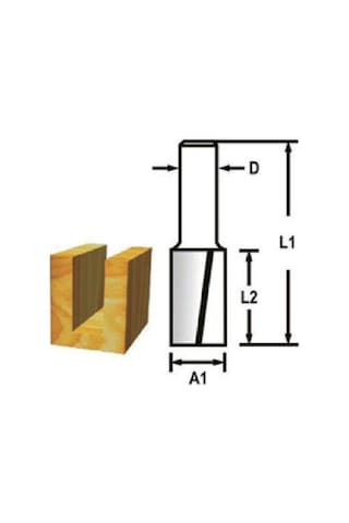 Makita D-47581 Freze Dalma Düz Kanal Bıçağı Çift Bıçak 20 Mm