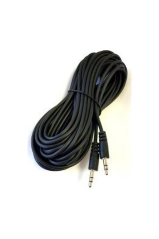 5 Metre Aux To Aux 3.5mm Jack Girişli Müzik Ve Ses Aktarıcı Kablo Siyah Sku: Smgstk656ea62354