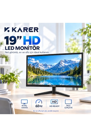Karer 16 Kameralı 19 İnç Monitörlü Full Hd Ahd Güvenlik Seti 1 Tb Hdd Renkli Gece Görüşü