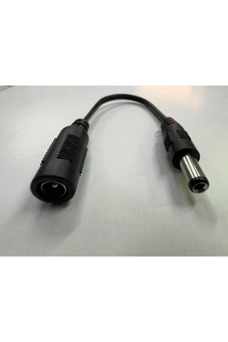 15 Cm 5.5 Mm 2.5 Mm Adaptör Uzatma Kablosu 15 Cm Standart Adaptör Uzatma Kablosu
