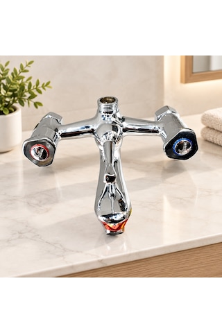 Lüx Acem Banyo Bataryası Açık Gri