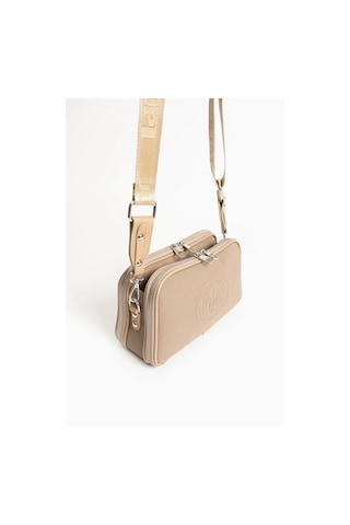Just Polo Kadın Yeni Sezon Orta Boy Lakos Kumaş 5 Bölmeli Postacı Omuz Çantası Ebat 28 X 18 Cm Vizon Yeni 25154524