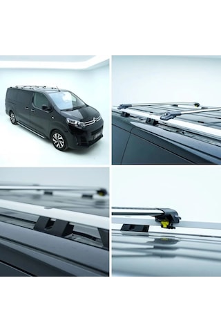 Turtle Citroen Nemo 2008-2019 Tavan Çıtası Crown Gri
