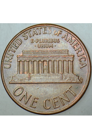 Amerika 1 Cent 1974 Lıncoln Memorıal.