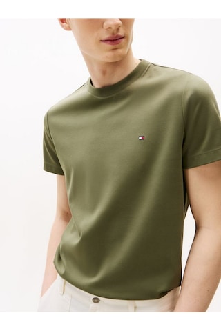 Tommy Hilfiger Mw0mw33202 Luxury Erkek Tişört Yeşil