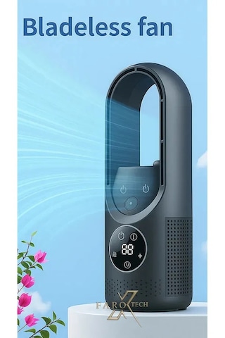 Taşınabilir Buzlu Sisli Soğutucu Fan Nemlendirici, Led Işıklı