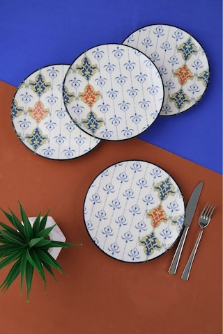 Tabak Evi Porselen Audrey Pasta Takımı 20cm 4 Kişilik 4 Parça Tvl4ptprs1211 Çok Renkli