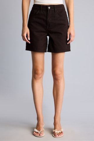 Defacto %100 Pamuk Regular Fit 5 Cepli Jean Bermuda Şort I7380ax26smbn212 Kahve-bn212