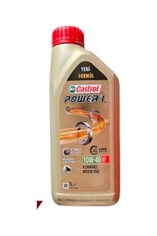 Castrol Pover 1 4T 10W-40 Yarı Sentetik Motorsiklet Yağı 1 L