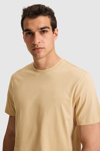 U.s. Polo Assn. Erkek Bej Tişört Basic 50326953-vr011