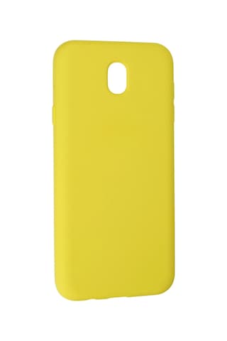 Newface Samsung Galaxy Uyumlu J7 Pro / J730 Kılıf Nano İçi Kadife Silikon Semeglbl - 40 - Sarı