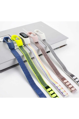Xiaomi Mi Band 5 Zore Krd-03 Hasır Kordon