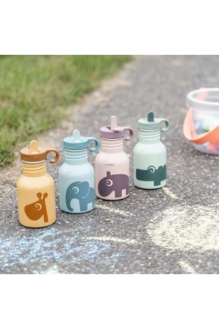 Done By Deer - Elphee - Paslanmaz Çelik Suluk Ve Matara - Mavi - 350 Ml Mavi