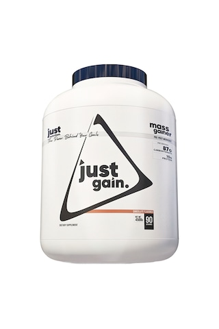 Just Nutrition Mass Gainer Karbonhidrat Tozu 4500 Gr 90 Servis Çikolata + Shaker + Protein Kahve çikolata
