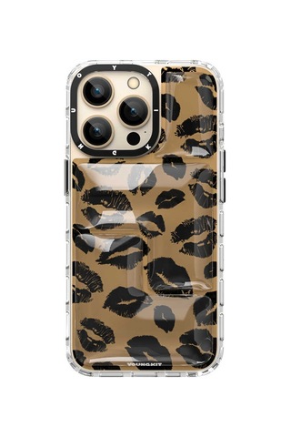Youngkit Apple Uyumlu iPhone 13 Pro Kılıf YoungKit Leopard Article Serisi Kapak ZORE-267396