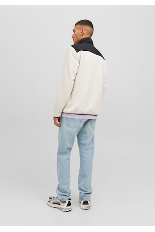 Jack & Jones Yüksek Yakalı Polar Ceket - Marvin 12235864 Moonbeam Koyu Siyah