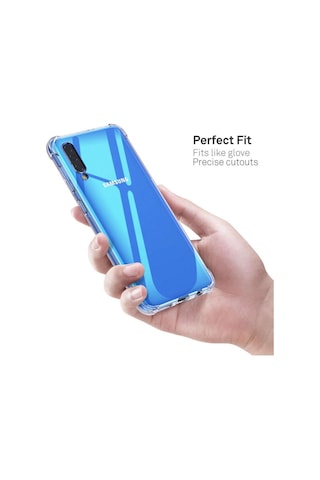 Samsung Uyumlu Galaxy A70 Kilif Darbe Emici Kenar Korumali Silikon 73746264