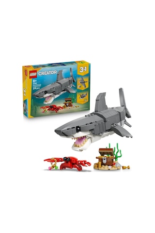 LEGO® Creator Acımasız Köpek Balığı ile Hazine Sandığı 31381 – 8 Yaş Üzeri Çocuklar için Yaratıcı Oyuncak Yapım Seti (379P)