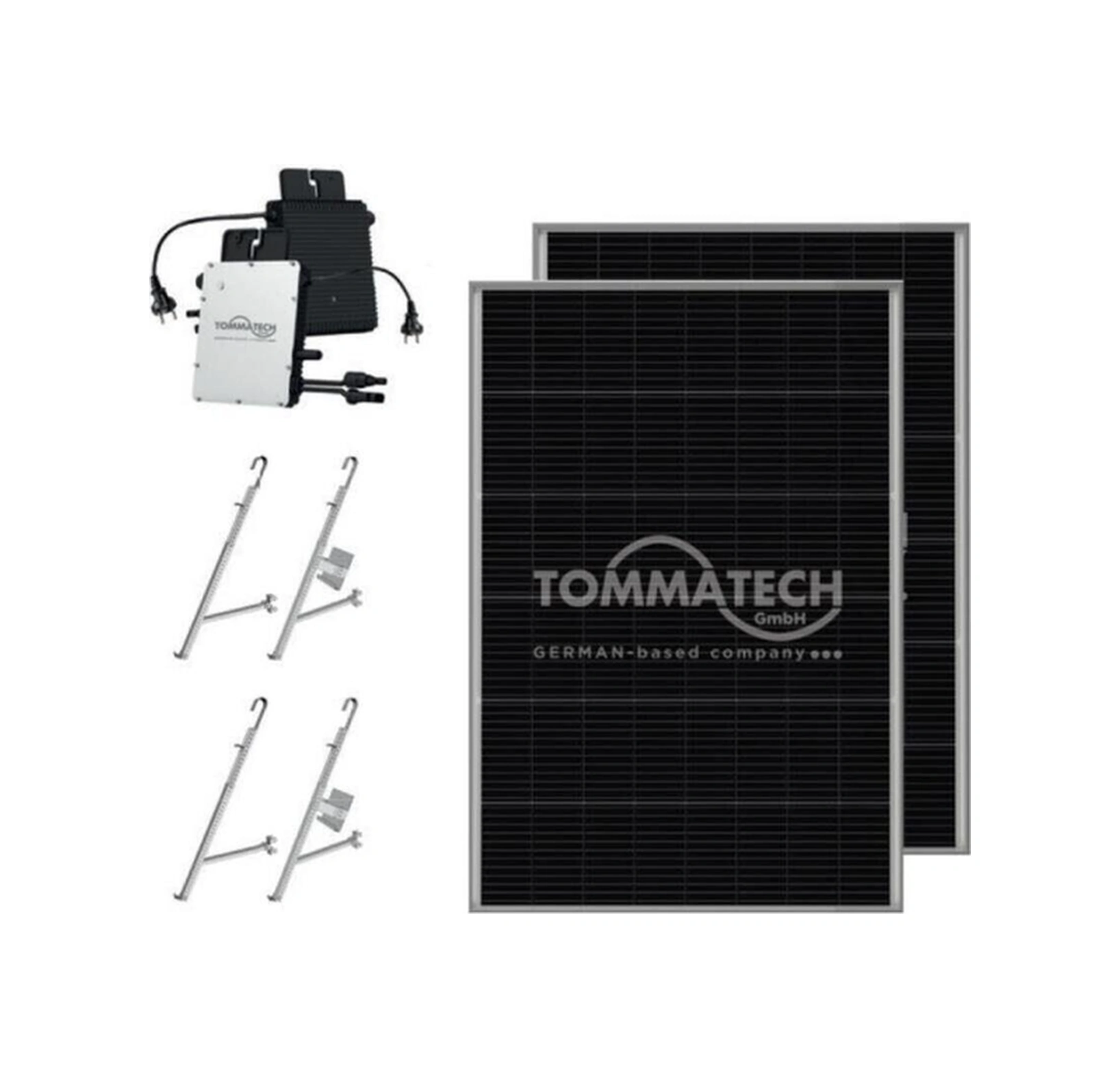 300we 2x240wp Mikro İnverter Balkon Güneş Paneli Paketi-114925