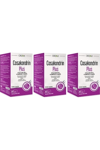 Orzax Cosakondrin Plus 60 Tablet 3 Adet