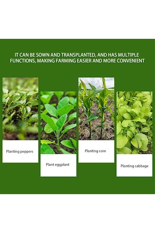 Manuel Bitki Dikim Makinası Metal Bahçe Bitki Dikim Makinası