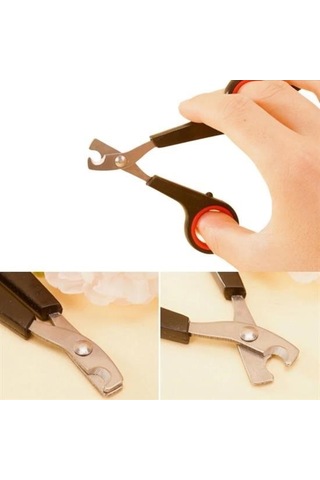 Buffer Evcil Hayvan Tırnak Makası Ve Törpü Seti Manikür Pedikür Pati Bakım Aleti Kaymaz Sap Çok Renkli